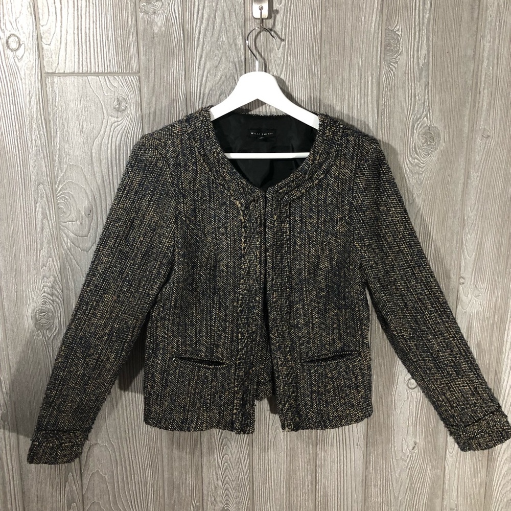 Willi Smith Tweed Multi Colored Blazer